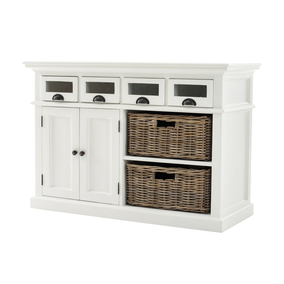 Modern Farmhouse Kitchen Buffet Server By Homeroots | Sideboards | Modishstore - 2