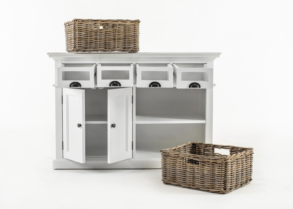 Modern Farmhouse Kitchen Buffet Server By Homeroots | Sideboards | Modishstore - 3