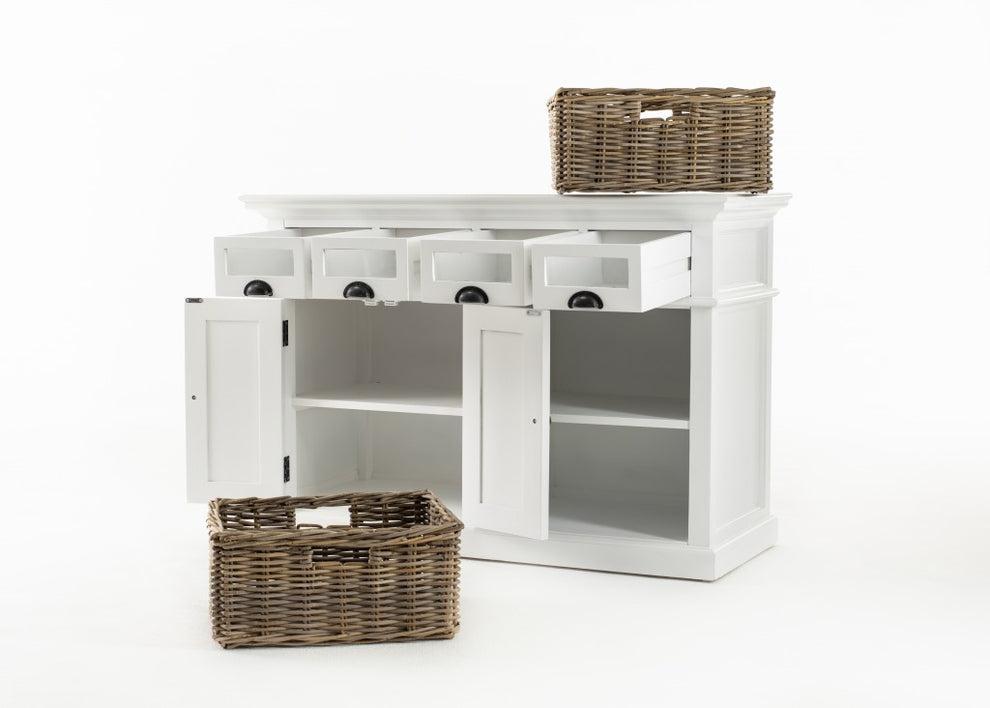 Modern Farmhouse Kitchen Buffet Server By Homeroots | Sideboards | Modishstore - 4