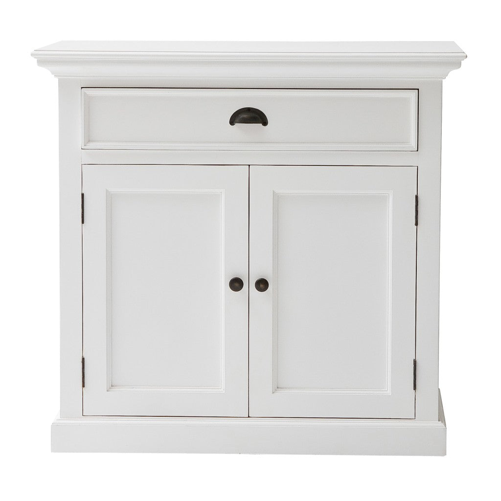 Modern Farmhouse White Accent Cabinet By Homeroots | Cabinets | Modishstore - 2