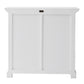 Modern Farmhouse White Accent Cabinet By Homeroots | Cabinets | Modishstore - 5
