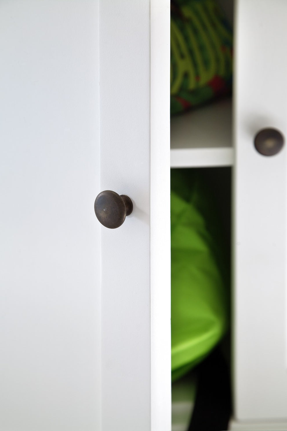 Modern Farmhouse White Accent Cabinet By Homeroots | Cabinets | Modishstore - 6