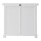 Modern Farmhouse White Medium Accent Cabinet With Baskets By Homeroots | Cabinets | Modishstore - 4
