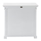 Modern Farm White Glass Door Accent Cabinet By Homeroots | Cabinets | Modishstore - 5