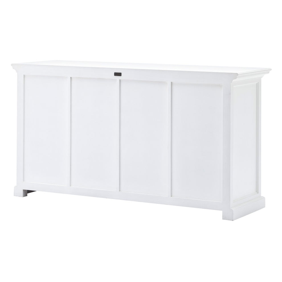 Modern Farmhouse White Buffet With Baskets By Homeroots | Sideboards | Modishstore - 5