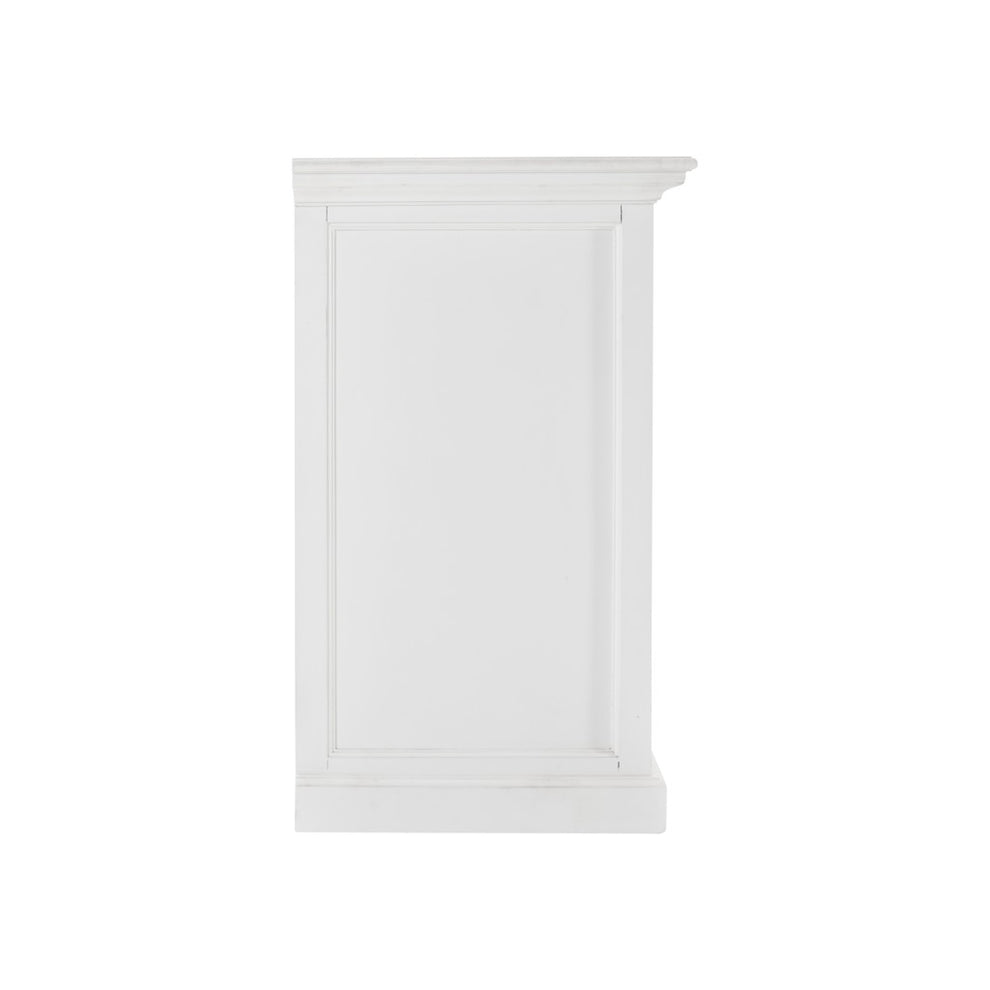 White Accent Cabinet With Glass Doors By Homeroots | Cabinets | Modishstore - 6