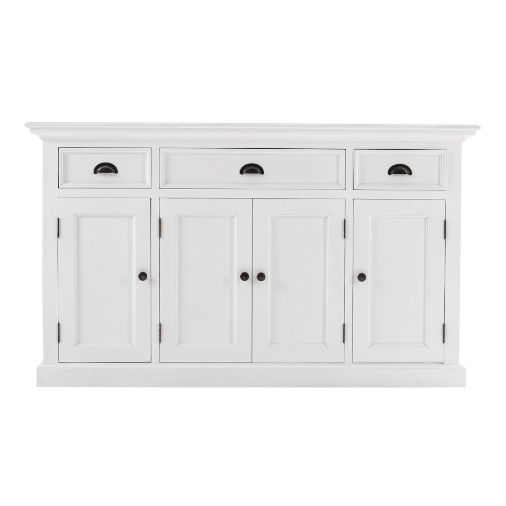 Large Modern Farmhouse White Cabinet By Homeroots | Cabinets | Modishstore - 2