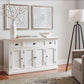 Large Modern Farmhouse White Cabinet By Homeroots | Cabinets | Modishstore