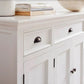 Large Modern Farmhouse White Cabinet By Homeroots | Cabinets | Modishstore - 8