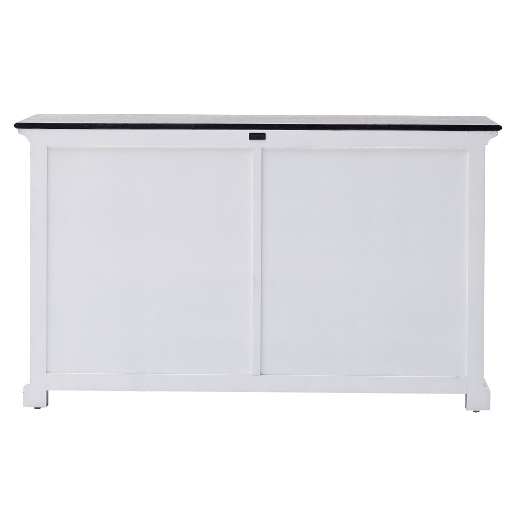 Modern Farmhouse Black And White Buffet Server By Homeroots | Sideboards | Modishstore - 3