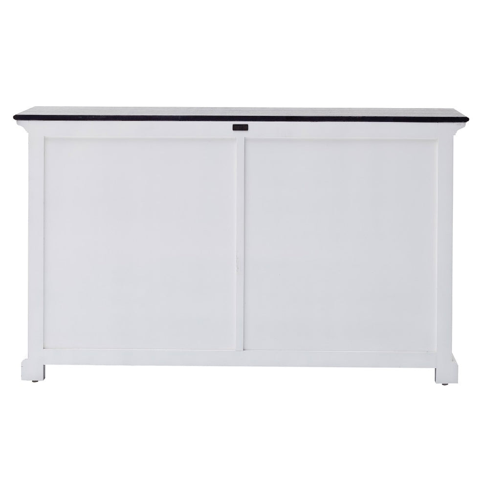 Modern Farmhouse Black And White Buffet Server By Homeroots | Sideboards | Modishstore - 5