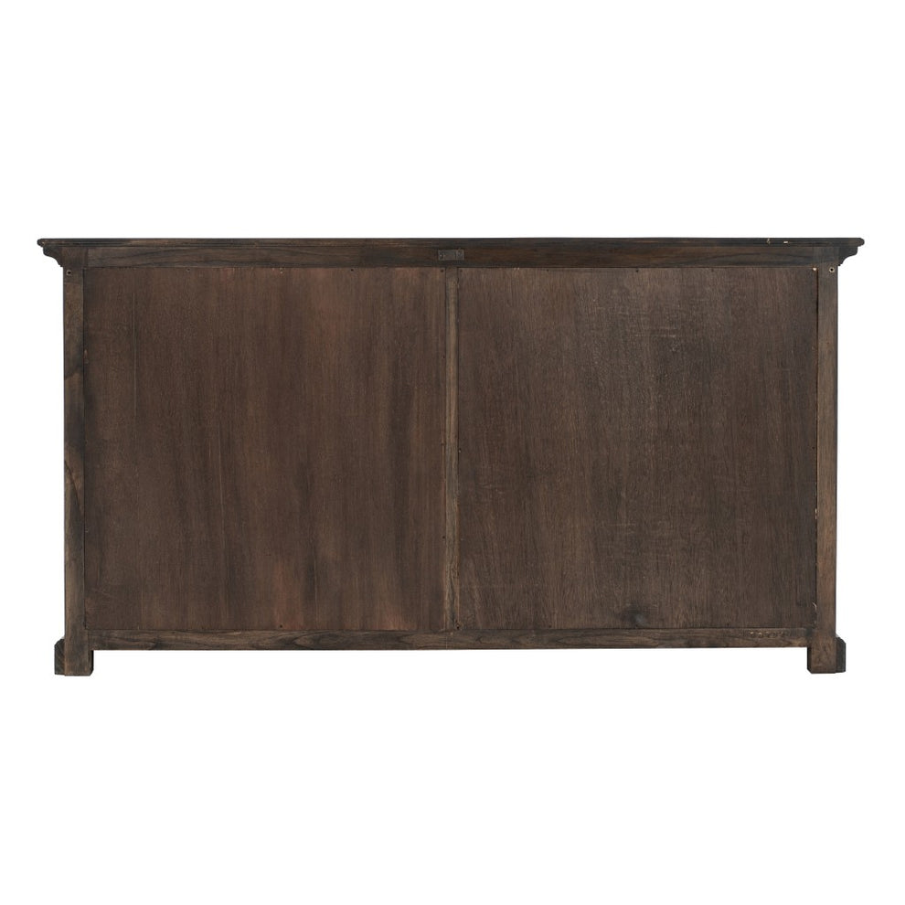 Modern Farmhouse Rustic Espresso Buffet With Baskets By Homeroots | Sideboards | Modishstore - 5