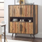 Modern Rustic Double Decker Accent Cabinet By Homeroots | Cabinets | Modishstore