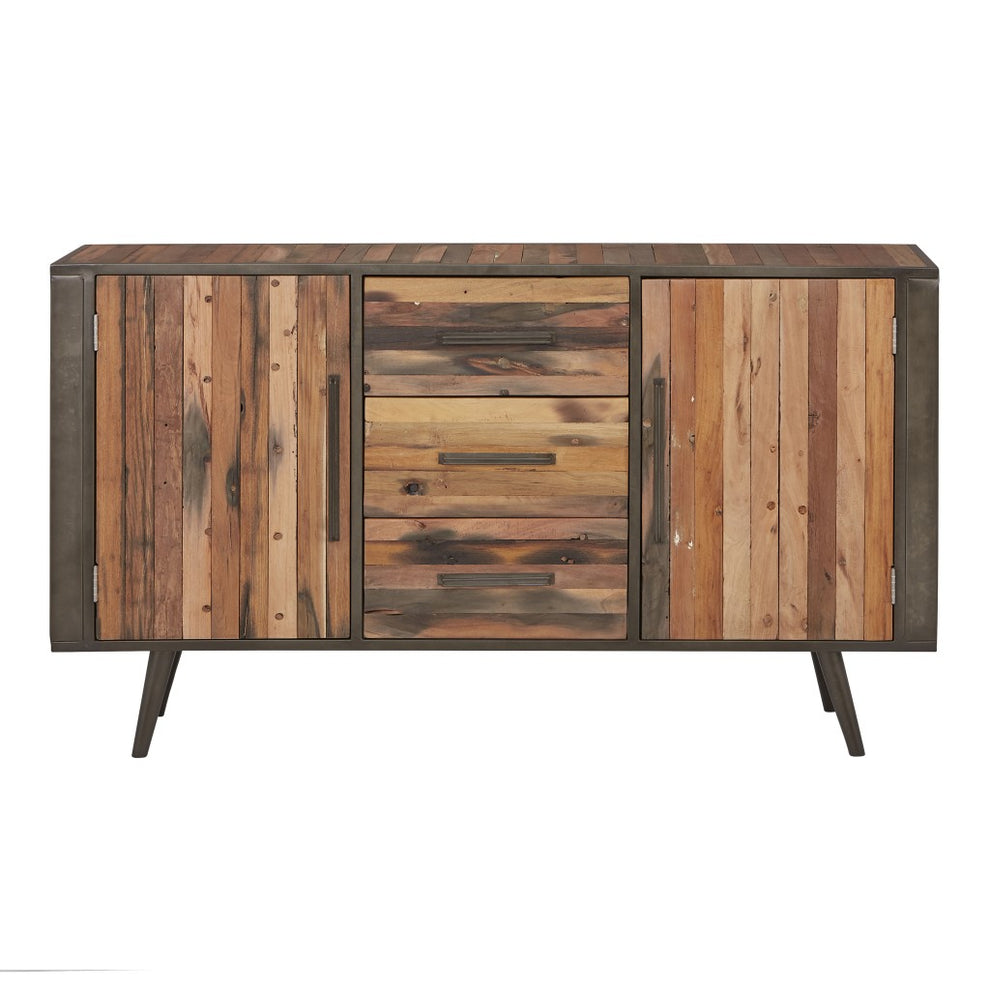 63" Modern Rustic Natural Buffet Server By Homeroots | Sideboards | Modishstore - 2