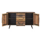 63" Modern Rustic Natural Buffet Server By Homeroots | Sideboards | Modishstore - 4