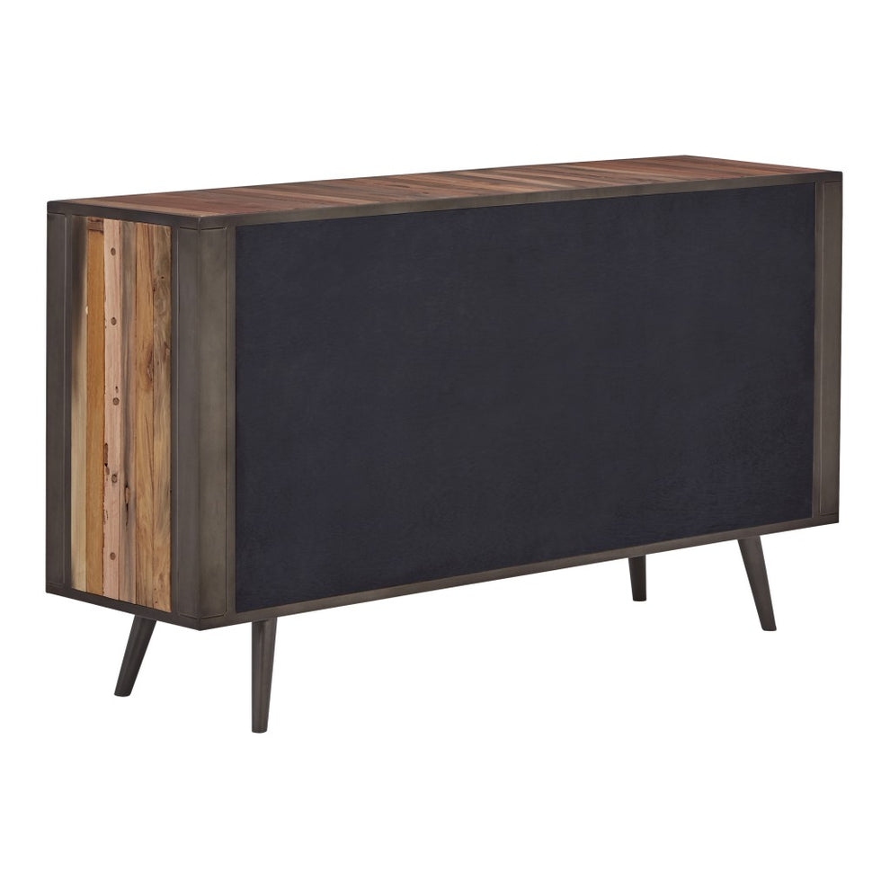 63" Modern Rustic Natural Buffet Server By Homeroots | Sideboards | Modishstore - 5