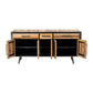 71" Modern Rustic Natural Buffet Server By Homeroots | Sideboards | Modishstore - 3
