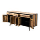 71" Modern Rustic Natural Buffet Server By Homeroots | Sideboards | Modishstore - 4