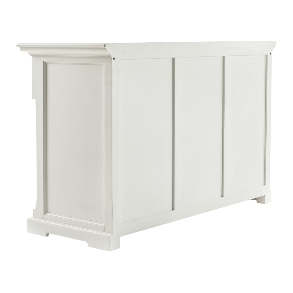 Modern Farm White Three Door Buffet Server By Homeroots | Sideboards | Modishstore - 4