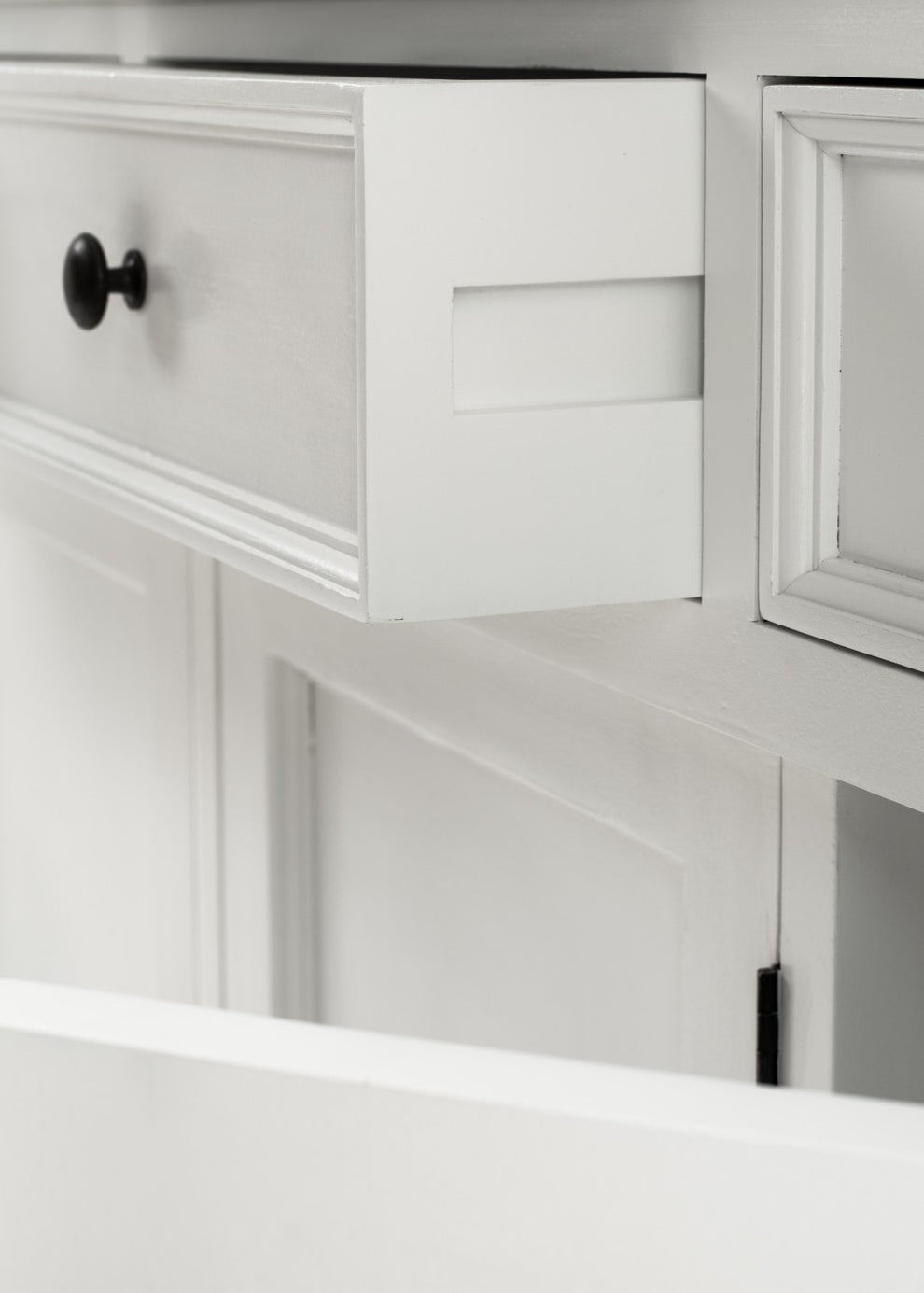 Modern Farm White Three Door Buffet Server By Homeroots | Sideboards | Modishstore - 6