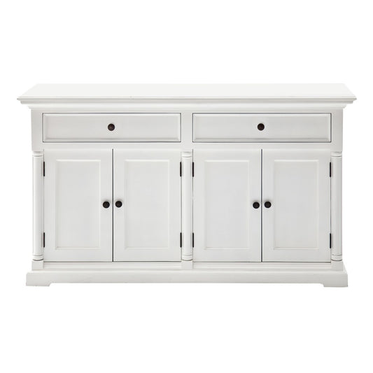 Modern Farm White Two Door Buffet Server By Homeroots | Sideboards | Modishstore