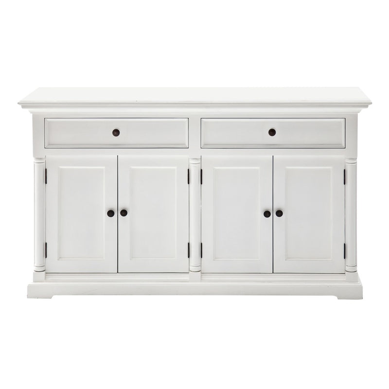 Modern Farm White Two Door Buffet Server By Homeroots | Sideboards | Modishstore