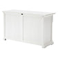 Modern Farm White Two Door Buffet Server By Homeroots | Sideboards | Modishstore - 5