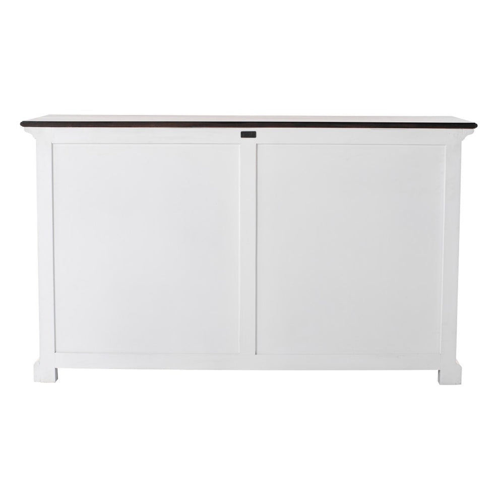 Modern Farm Brown And White Two Door Buffet Server By Homeroots | Sideboards | Modishstore - 5