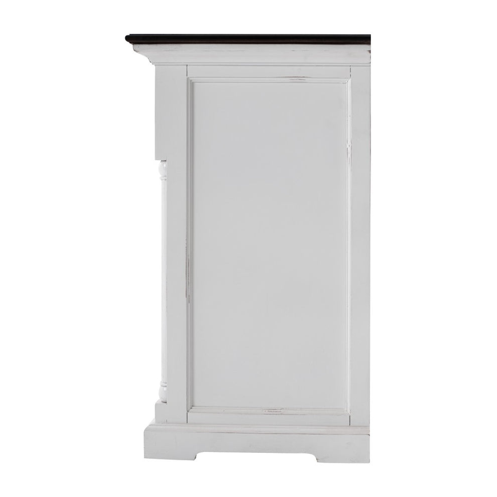 Modern Farm Brown And White Two Door Buffet Server By Homeroots | Sideboards | Modishstore - 6