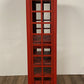 Vintage Red Wooden Phone Booth Bar Cabinet By Homeroots | Cabinets | Modishstore