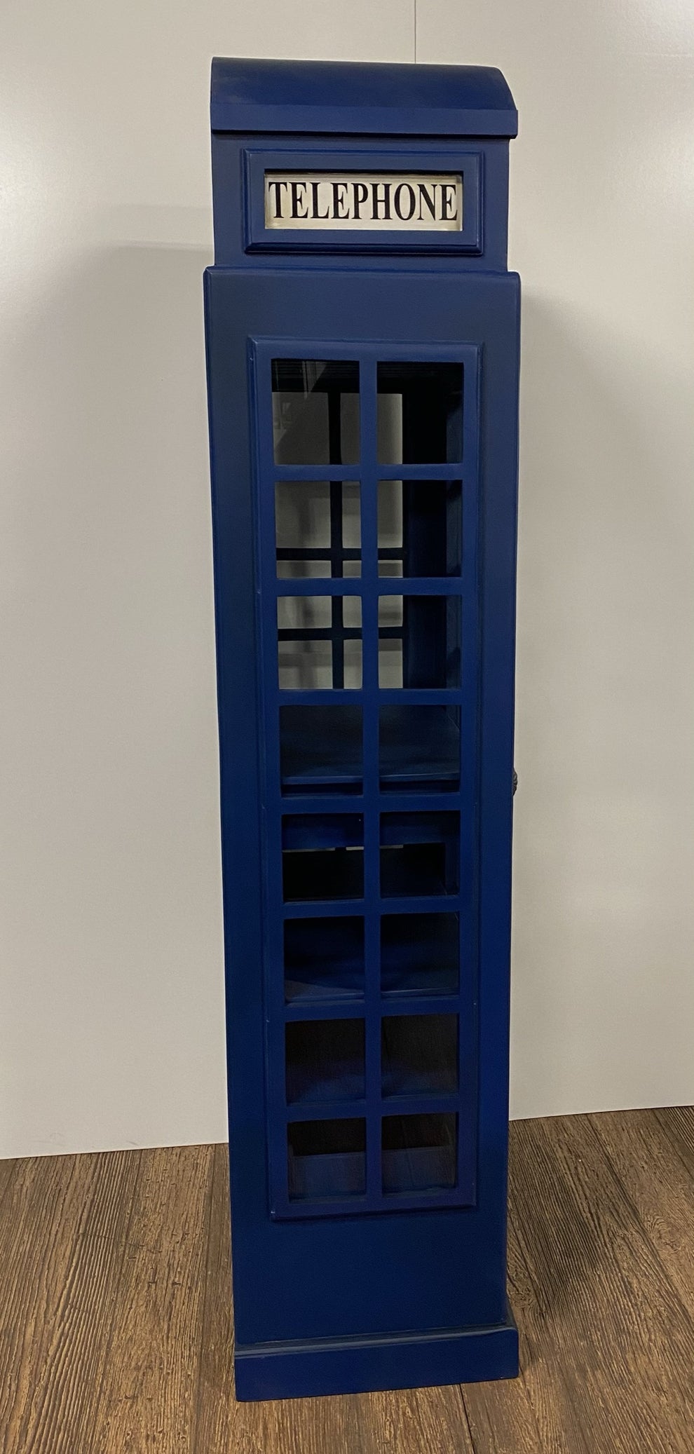 Vintage Red Wooden Phone Booth Bar Cabinet By Homeroots | Cabinets | Modishstore - 7