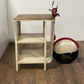 Rustic Red And Vanilla Scooter Cabinet By Homeroots | Bar Carts | Modishstore - 2