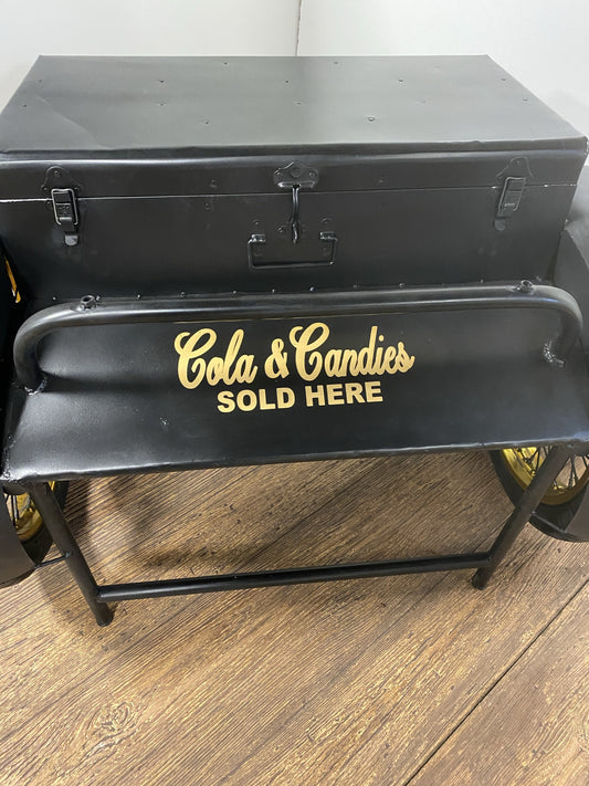 Black Old Time Delivery Box Table With Storage By Homeroots | Drawers | Modishstore