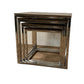 Set of 4 Modern Rustic Nesting Accent Tables By Homeroots | Nesting Tables | Modishstore