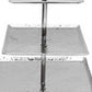 Hammered Square Shaped Three Tier Stand By Homeroots | Trays & Pedestals | Modishstore - 6