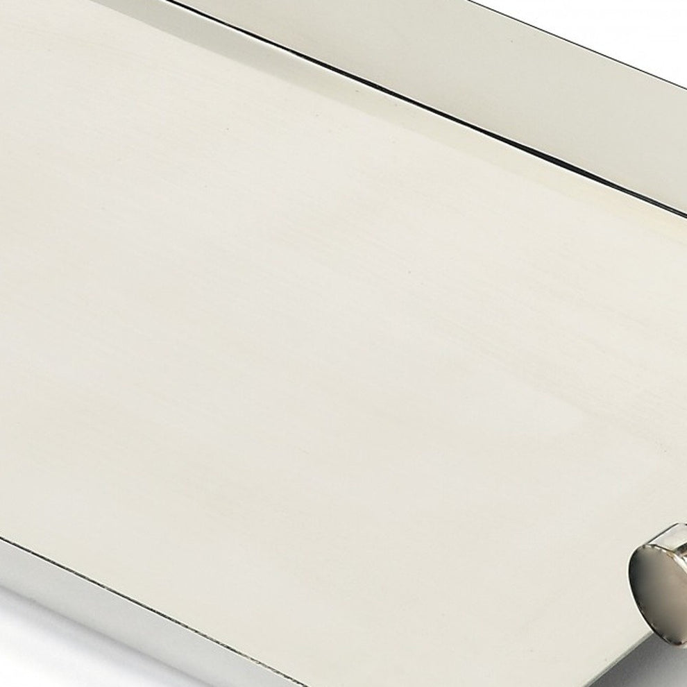 Rectangular Stainless Steel Serving Tray By Homeroots | Trays | Modishstore - 4