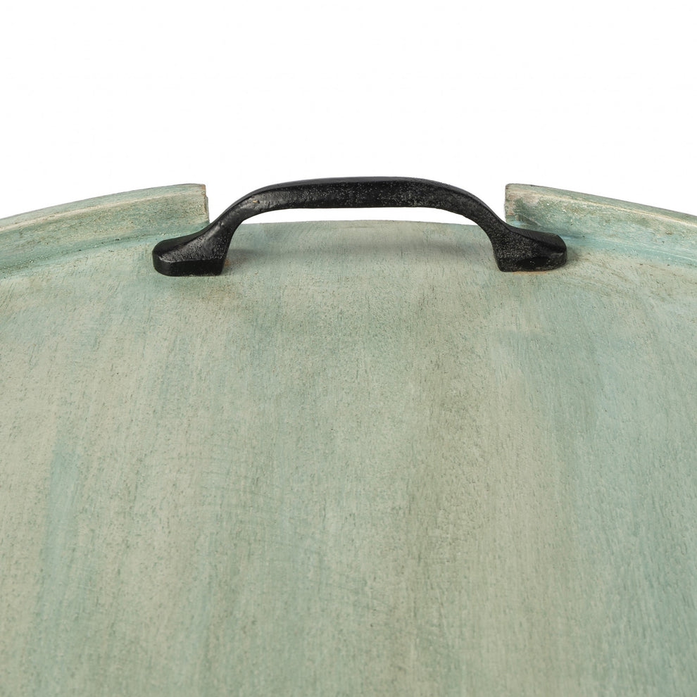 Distressed Wood Serving Tray By Homeroots | Trays | Modishstore - 5