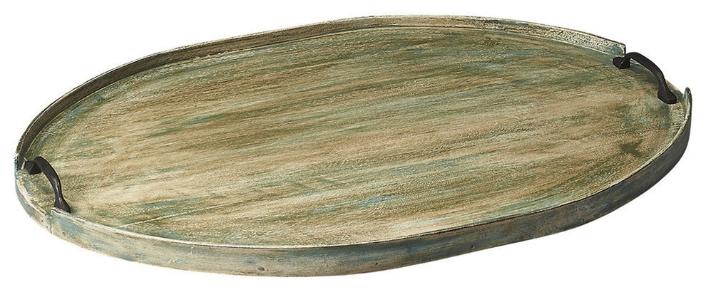 Distressed Wood Serving Tray By Homeroots | Trays | Modishstore - 6