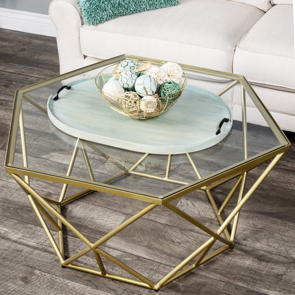 Distressed Wood Serving Tray By Homeroots | Trays | Modishstore