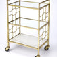 Polished Gold Bar Cart By Homeroots | Bar Carts | Modishstore