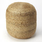 Bohemian Bullet Jute Pouf Ottoman By Homeroots | Ottomans | Modishstore