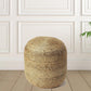 Bohemian Bullet Jute Pouf Ottoman By Homeroots | Ottomans | Modishstore - 2