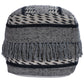 Boho Square Black and Gray Pouf Ottoman By Homeroots | Ottomans | Modishstore - 3