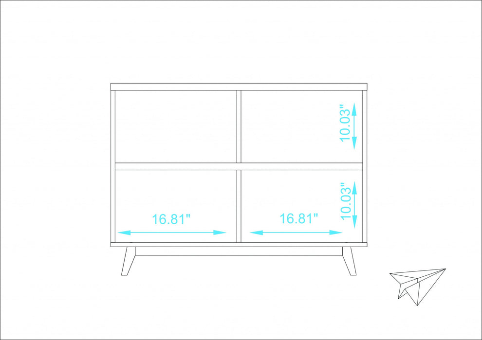 Modern Black And Natural Two Door Buffet By Homeroots | Sideboards | Modishstore - 14