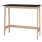 Modern Natural and Black Narrow Table Desk By Homeroots | Desks | Modishstore - 3