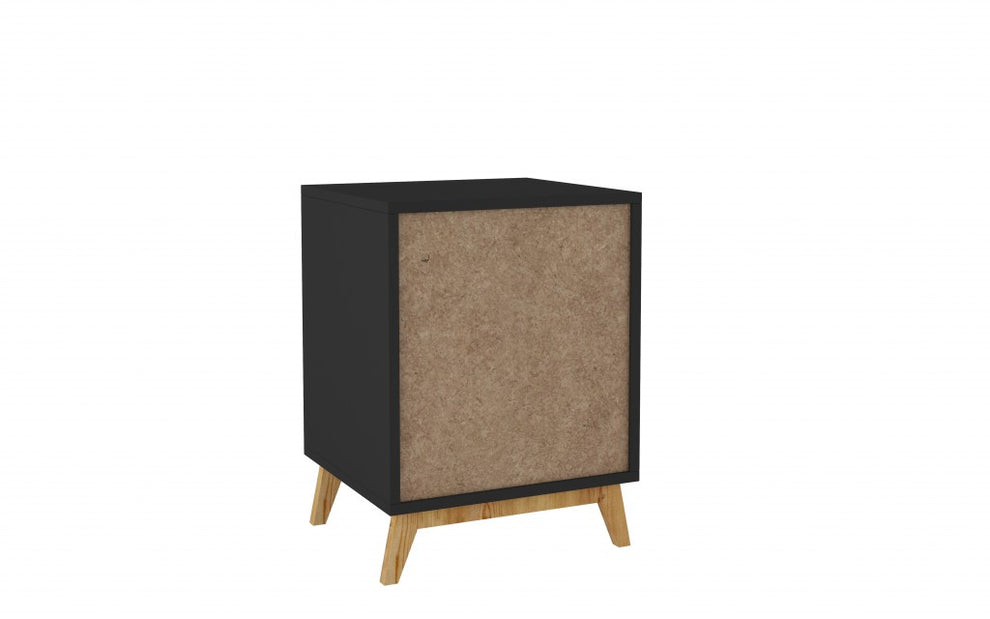 Modern White And Natural Flair Night Stand By Homeroots | Nightstands | Modishstore - 12