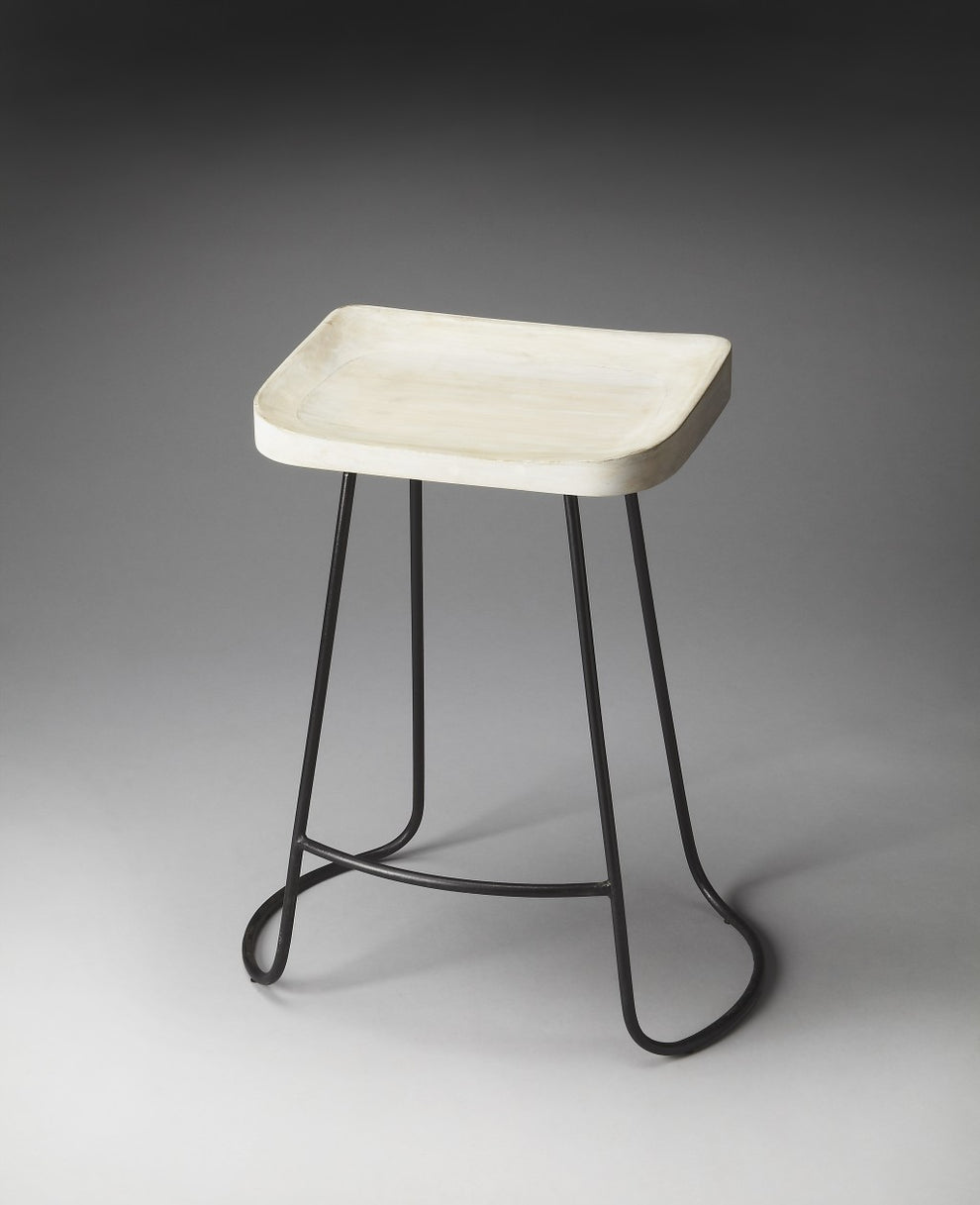 Backless Wood Counter Stool By Homeroots | Counter Stools | Modishstore - 2