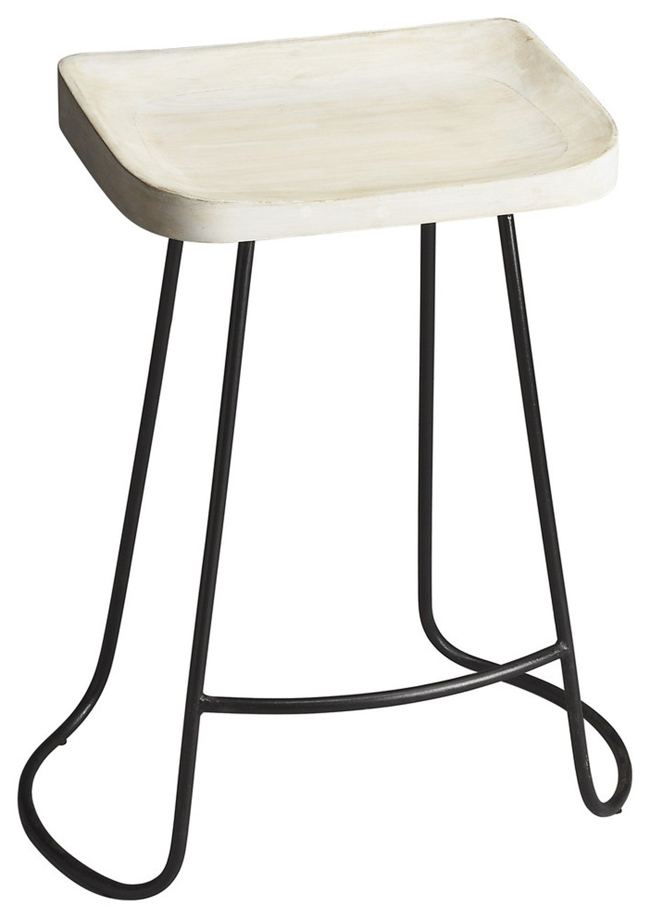 Backless Wood Counter Stool By Homeroots | Counter Stools | Modishstore - 3