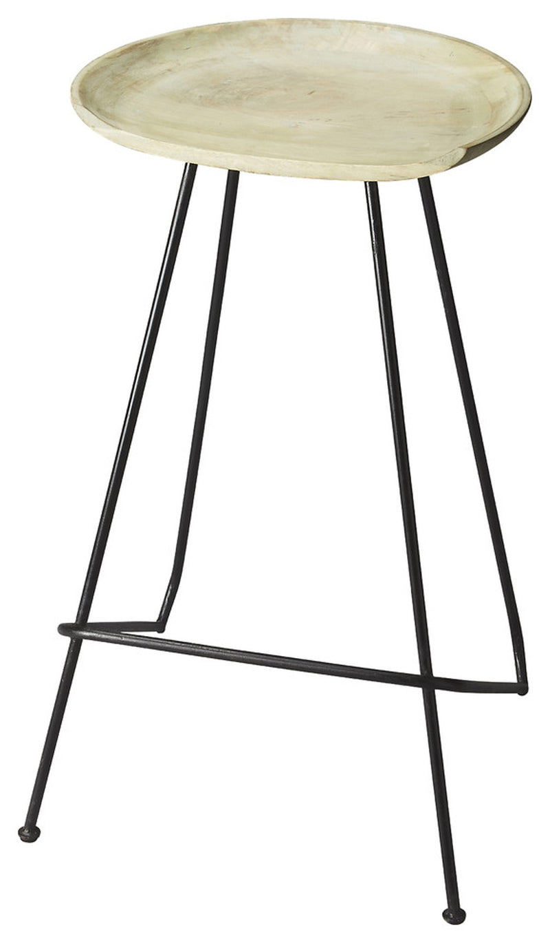 Abstract Iron Backless Bar Stool By Homeroots | Bar Stools | Modishstore