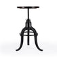 Iron Revolving Bar Stool By Homeroots | Bar Stools | Modishstore - 3